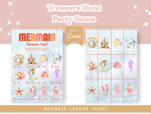 Mermaid Lagoon - Treasure Hunt - Digital Download