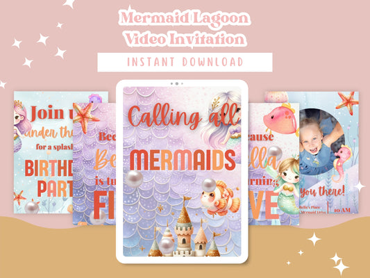 Mermaid Lagoon - Video Invitation - Download